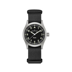Hamilton HAMILTON Khaki Field/Reference H69401430/Caliber F06.105/Collection Khaki Field /Movement Quartz/Case size 38mm/Thickness 8.3mm/Dial Color Black/Case Material Stainless Steel