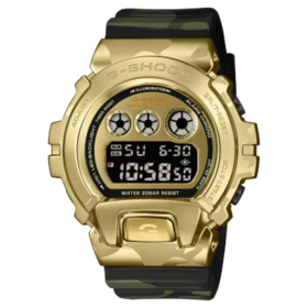 G-SHOCK G-SHOCK GM6900CMG-3, Case size (L× W× H) icon-question for Case size (L× W× H) 53.9 × 49.7 × 18.6 mm Weight 96 g Case and bezel material Resin / Stainless steel Band Resin Band Construction Shock Resistant Water resistance 200-meter water resistance