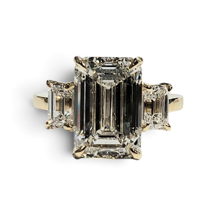 DS DESIGN (Y) 14KY LG 7.36CT EC H VS 2