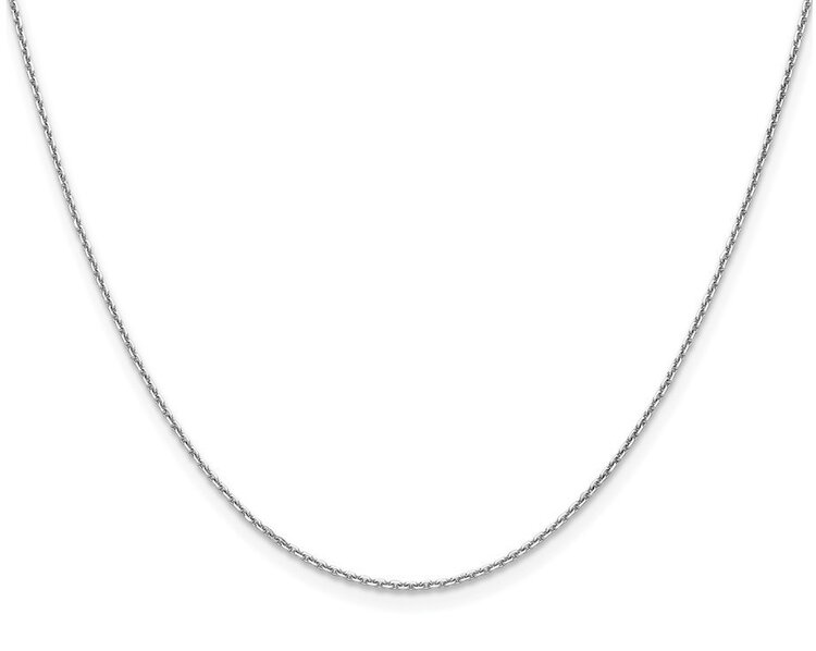 (X)14KW 18INCH DIAMOND CUT CABLE CHAIN 1.1G