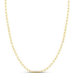 (X)14KY 18INCH PAPERCLIP CHAIN 1.5G