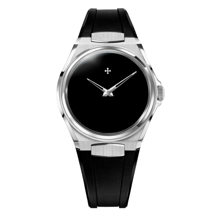 VENEZIANICO Venezianico Arsenale Ultrablack - 6221510 CASE MATERIAL: 316L Stainless Steel DIMENSIONS: Ø40mm, lug-to-lug 44mm THICKNESS: 8.95mm, including crystal DIAL: Musou Black™, 99.4% light absorbent MOVEMENT: Automatic Miyota 9029 CRYSTAL: Sapphire