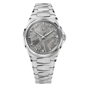 VENEZIANICO Venezianico Arsenale Meteorite - 6221560C CASE: 316L Stainless Steel, Satin Finish  DIMENSIONS: Ø40mm, lug-to-lug 44mm DIAL: Natural Meteorite CRYSTAL: Sapphire LUMINESCENT PIGMENT: BGW9 Super-LumiNova®  THICKNESS: 9.95mm