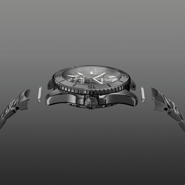 VENEZIANICO Venezianico Nereide Ultraleggero 42 - 3921509C CASE MATERIAL: 316L Stainless Steel, PVD Gunmetal DIMENSIONS: Ø42mm, lug to lug 49mm, thickness 13.4mm MOVEMENT: Automatic Cal. NH70A CRYSTAL: Sapphire Glass with anti-reflective coating
