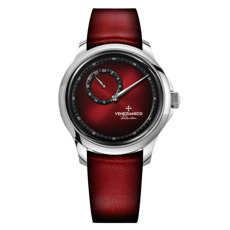 VENEZIANICO Venezianico Redentore Enigma - 1221573 , CASE MATERIAL: 316L Stainless Steel FEATURES: Regulator function DIMENSIONS: Ø40mm, lug to lug 46.7mm, 11.4mm thickness MOVEMENT: Automatic Cal. NH39A CRYSTAL: Sapphire