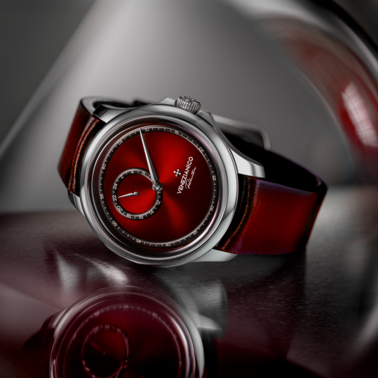 VENEZIANICO Venezianico Redentore Enigma - 1221573 , CASE MATERIAL: 316L Stainless Steel FEATURES: Regulator function DIMENSIONS: Ø40mm, lug to lug 46.7mm, 11.4mm thickness MOVEMENT: Automatic Cal. NH39A CRYSTAL: Sapphire