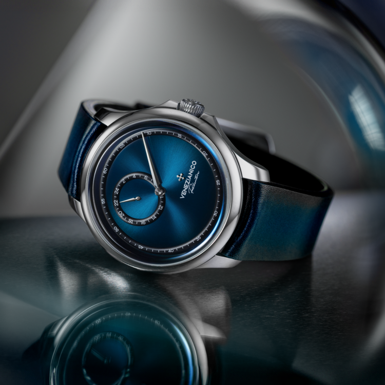 VENEZIANICO Venezianico Redentore Enigma - 1221571 , CASE MATERIAL: 316L Stainless Steel FEATURES: Regulator function DIMENSIONS: Ø40mm, lug to lug 46.7mm, 11.4mm thickness MOVEMENT: Automatic Cal. NH39A CRYSTAL: Sapphire