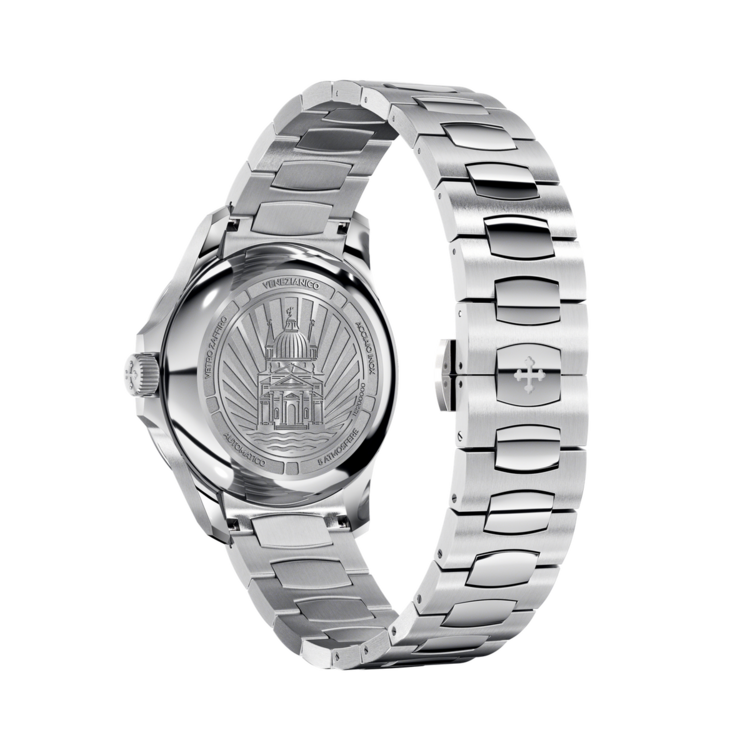 VENEZIANICO Venezianico Redentore 36 Diamond - 1121520C CASE MATERIAL: Stainless Steel DIMENSIONS: Ø36mm, lug to lug 42.2mm DIAL: Mother-of-Pearl, 12 Diamonds (0.14 Carats) MOVEMENT: Automatic Cal. NH35A CRYSTAL: Sapphire
