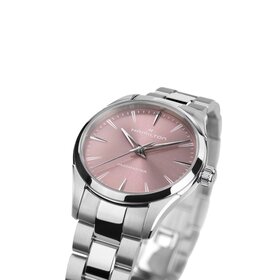 Hamilton HAMILTON JAZZMASTER QUARTZ / Reference H32301171 / Caliber F05-105 / Collection Jazzmaster  /Movement Quartz/Case size 32MM/Thickness 13MM /Dial Color Pink/Case Material Stainless Steel/Crystal Sapphire/5