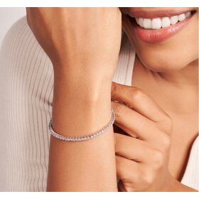 M(X) 14K 7.08CT VS E/F LAB GROWN DIAMOND TENNIS BRACELET IGI CERTIFIED #LG42J979972507
