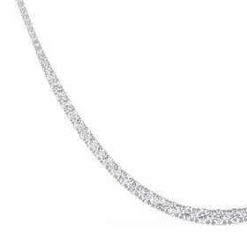 M(X) 14K 5.10CT VVS-VS/ E-F LAB GROWN DIAMOND TENNIS CHAIN IGI CERTIFIED #LG35J985122605