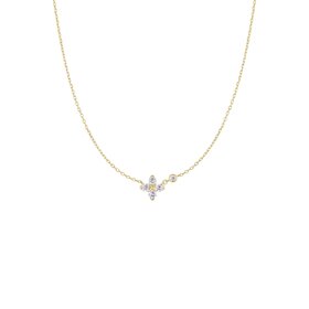 ANIA HAIE Gold Sparkling Lucky Clover Necklace • Material: 925 Sterling Silver with Gold Plating with Cubic Zirconia • Necklace length: 405mm with 50mm extender • Weight: 2.2g