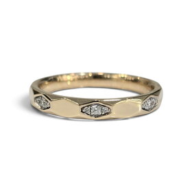 M(Y) 14KR .06CT DECORATIVE DIAMOND BAND