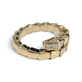 M(Y) 14KY .10CT SNAKE WIRE STYLE RING