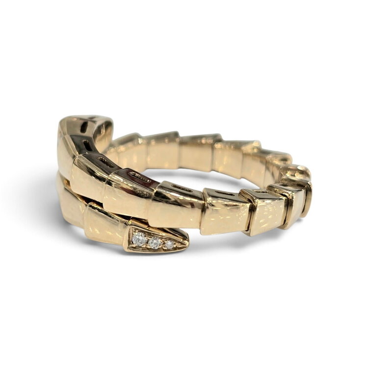 M(Y) 14KY .10CT SNAKE WIRE STYLE RING