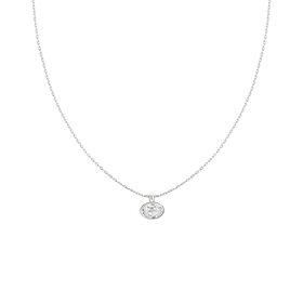 ANIA HAIE Silver Bezel Organic Pebble Necklace • Material: 925 Sterling Silver with Rhodium Plating• Necklace length: 50.5cm