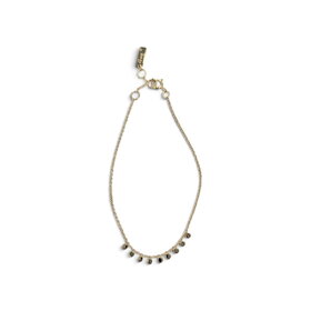 ANIA HAIE Gold Dangling Disc Station Bracelet• Material: 925 Sterling Silver with 14kt Gold Plating • Weight: 1.0g