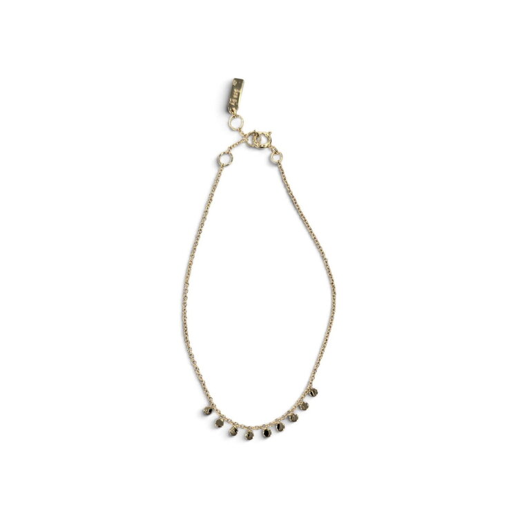 ANIA HAIE Gold Dangling Disc Station Bracelet• Material: 925 Sterling Silver with 14kt Gold Plating • Weight: 1.0g