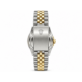 ROLEX DATEJUST, 14K YELLOW GOLD & STAINLESS STEEL, GREEN DIAL, 36MM CASE, 1969, REF# 1601, SERIAL# 1985812, 6.35 CARATS OF NATURAL DIAMONDS, COMES WITH (BOX , CARD, AND CARD HOLDER THAT IS NOT ORIGINAL)