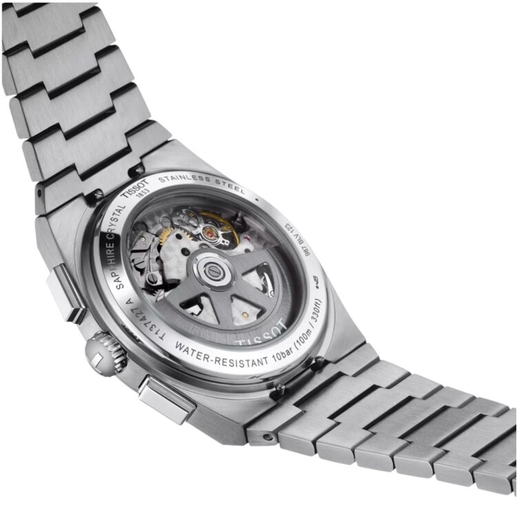 TISSOT (M) TISSOT PRX 42MM T137.427.11.091.00 Diameter:  42 mm 316L stainless steel case Scratch-resistant sapphire crystal Dial: Green, Swiss automatic movement, 68 Hour Power Reserve