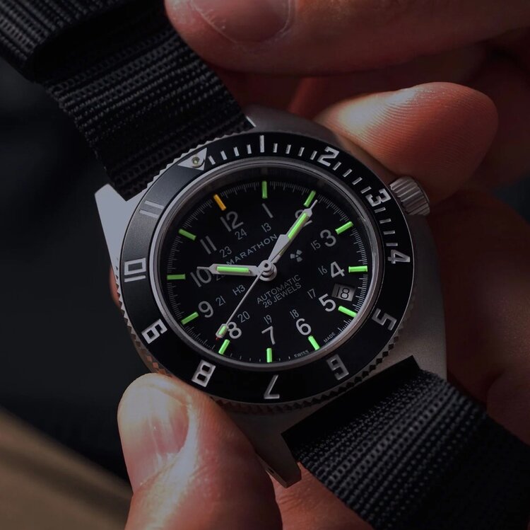 (M) MARATHON 41MM SSNAV-D, STANDARD ISSUE, TRITIUM, PILOT’S AUTOMATIC, TYPE 2