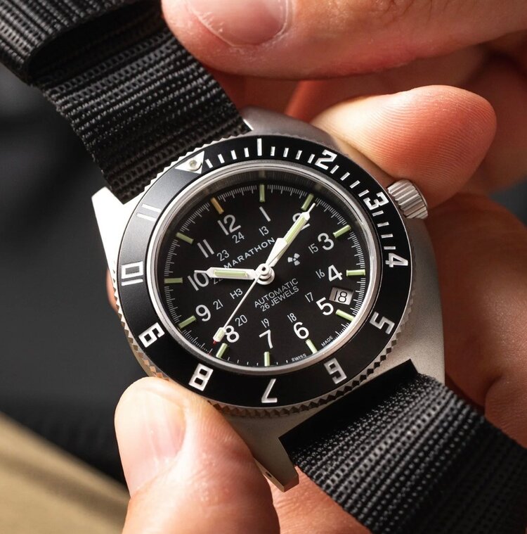 (M) MARATHON 41MM SSNAV-D, STANDARD ISSUE, TRITIUM, PILOT’S AUTOMATIC, TYPE 2