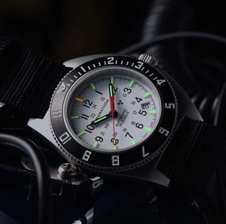 (M) MARATHON 41MM SSNAV-D, ARTIC EDITION, TRITIUM, PILOT’S AUTOMATIC, TYPE 2