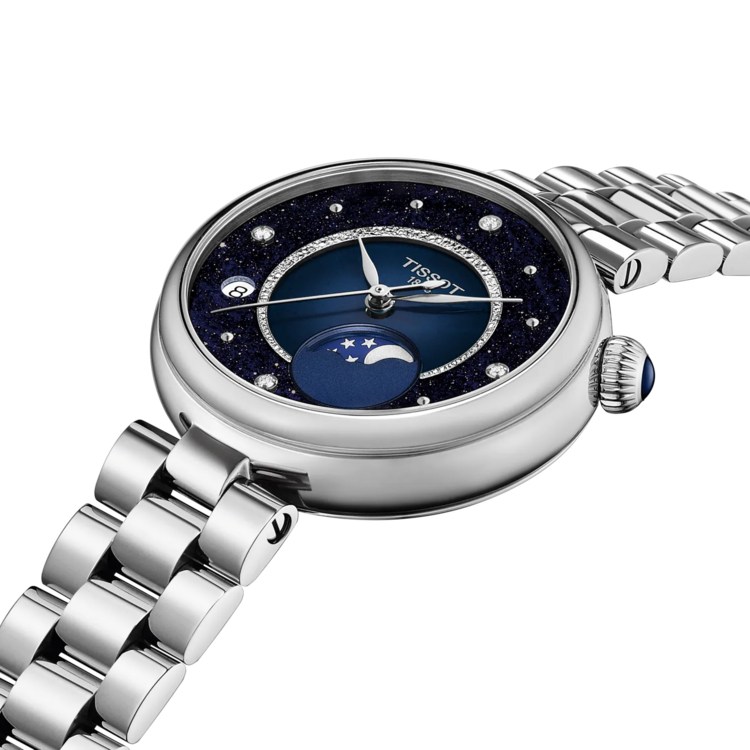 TISSOT T152.223.11.496.00    Tissot Desir 29.6 mm  •  Quartz  •  Moonphase indicator  •  Diamonds