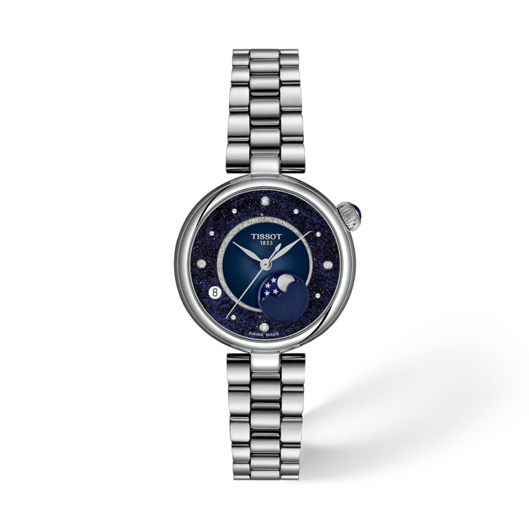 TISSOT T152.223.11.496.00    Tissot Desir 29.6 mm  •  Quartz  •  Moonphase indicator  •  Diamonds