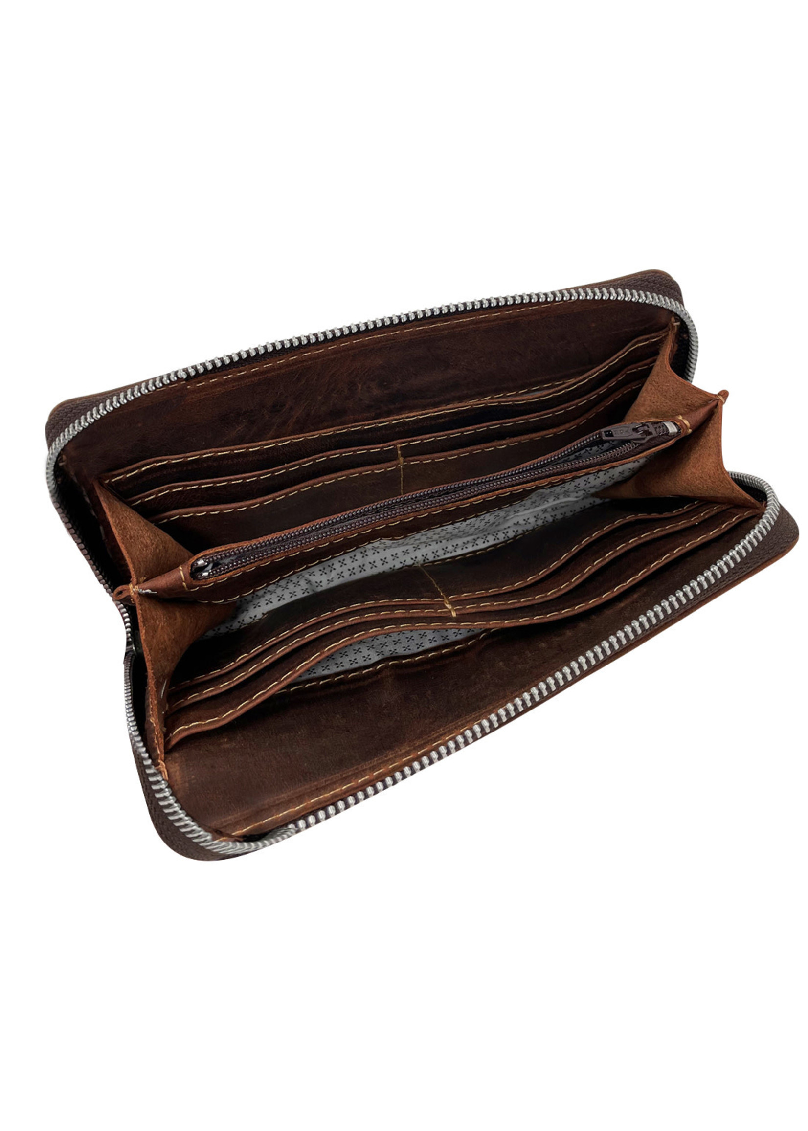 K MARINA DESIGNS Husky Wallet ( Castano Hourglass)