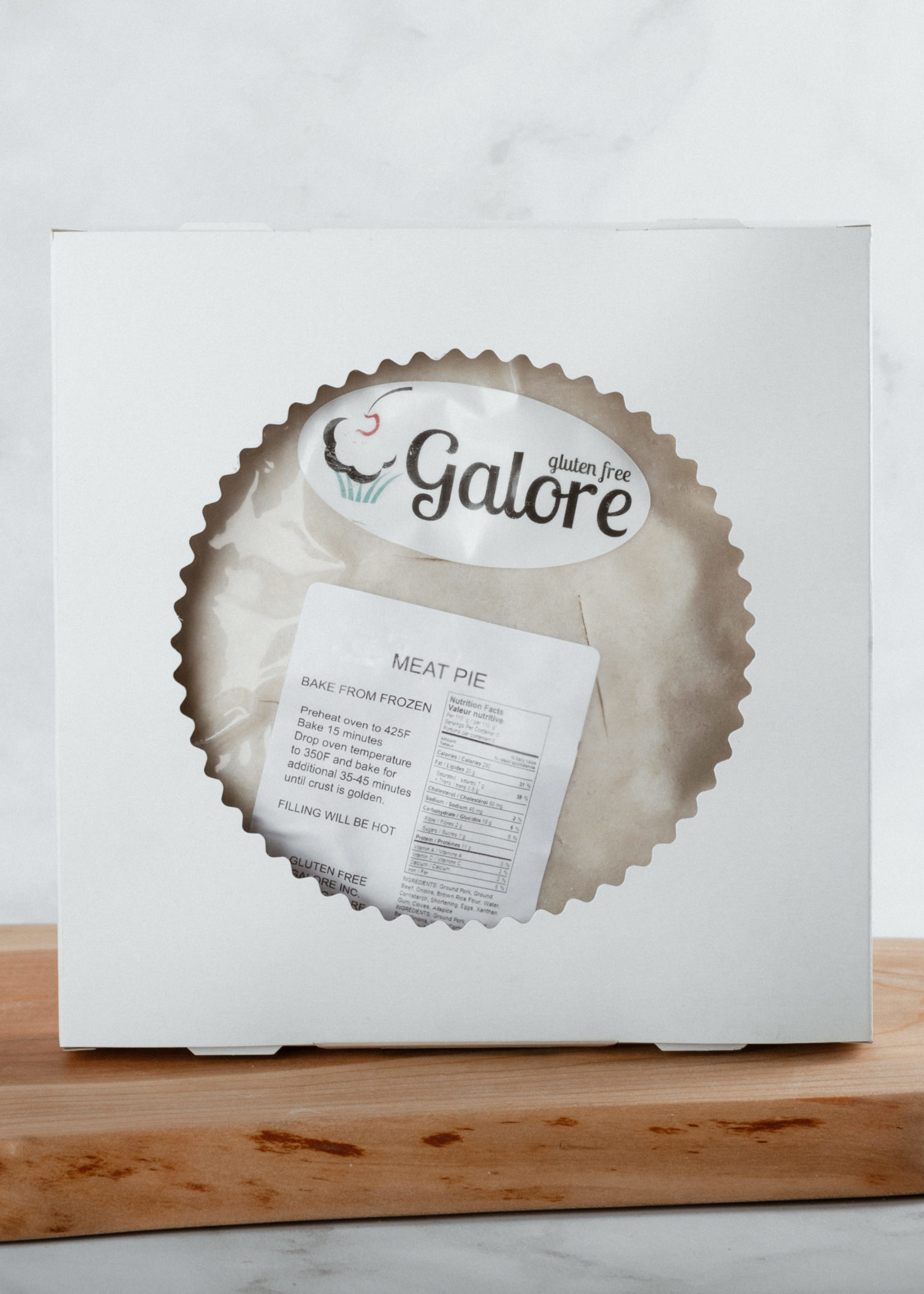 Gluten Free Galore Meat Pie (Gluten Free)