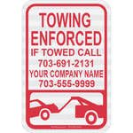 Fairfax County Tow Sign