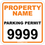 Custom Simple Square Permit