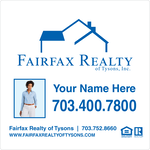 Fairfax Realty 24" x 24" Listing Sign
