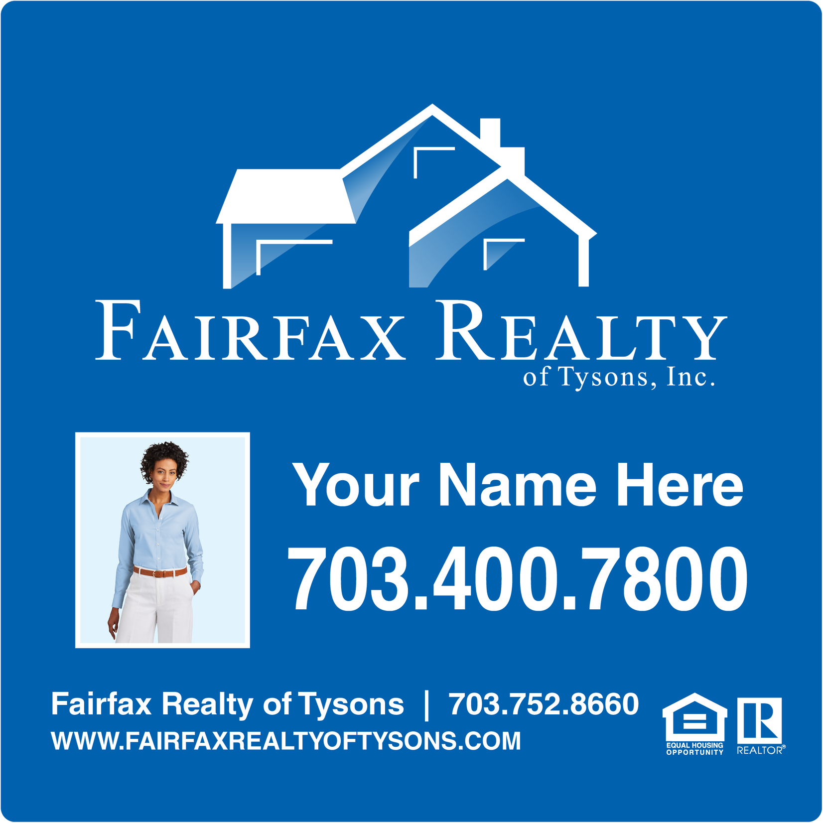 Fairfax Realty 24" x 24" Listing Sign
