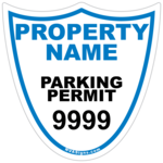 Custom Simple Shield Permit