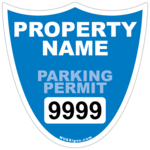 Custom Full Color Shield Permit