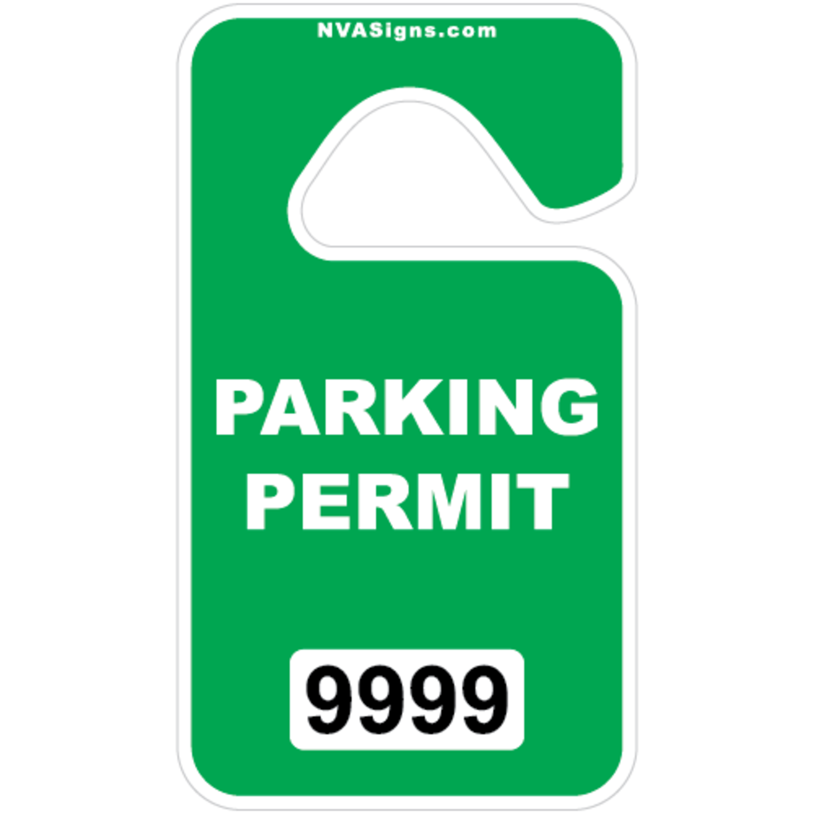 Standard Full Color Square Hangtag