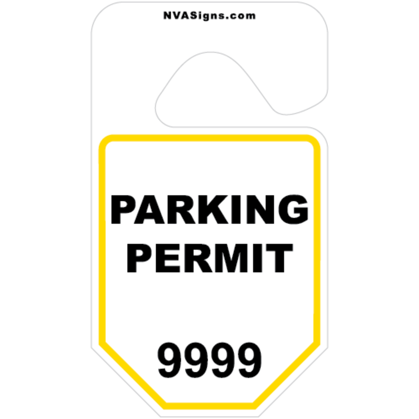 Standard Simple Octagon Hangtag