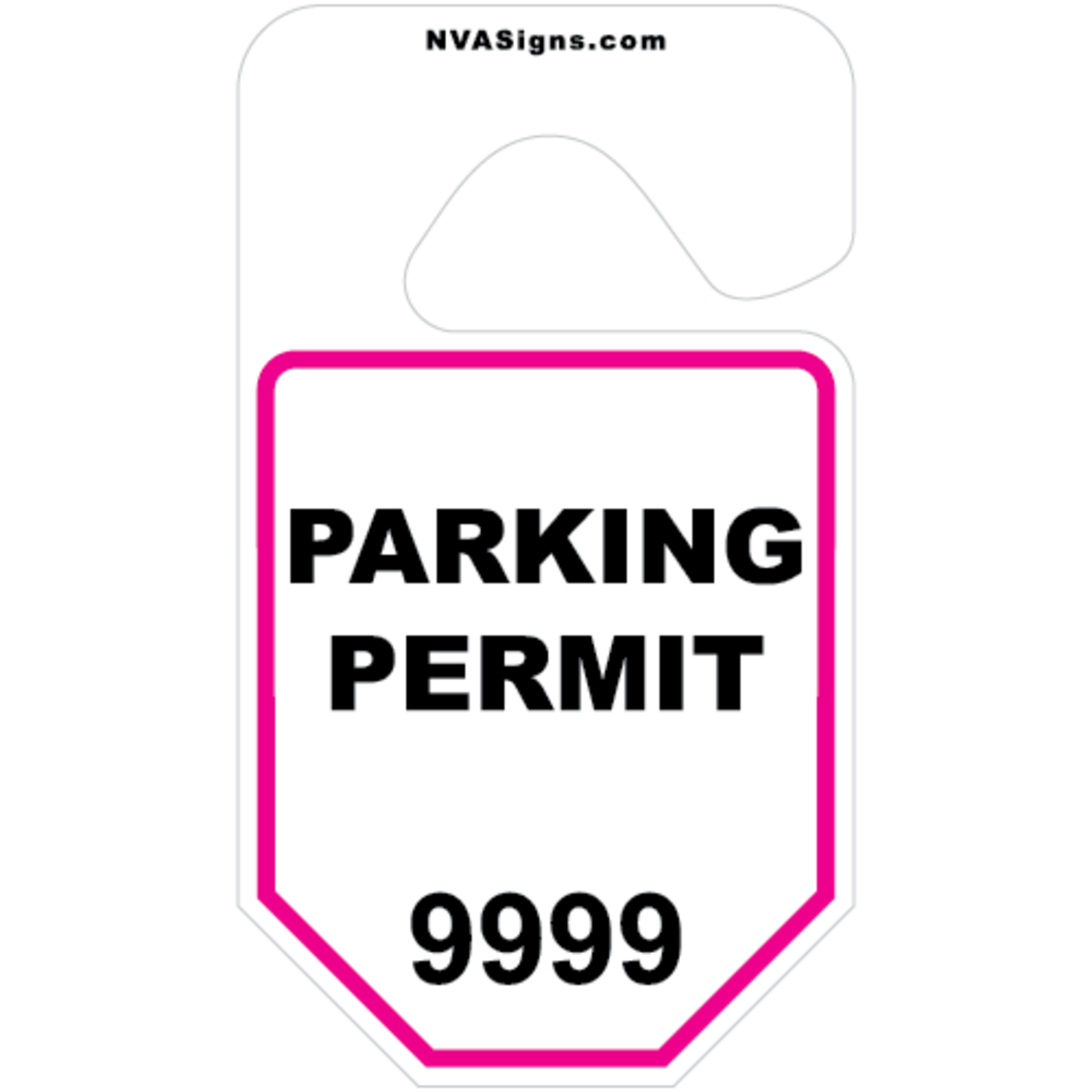 Standard Simple Octagon Hangtag
