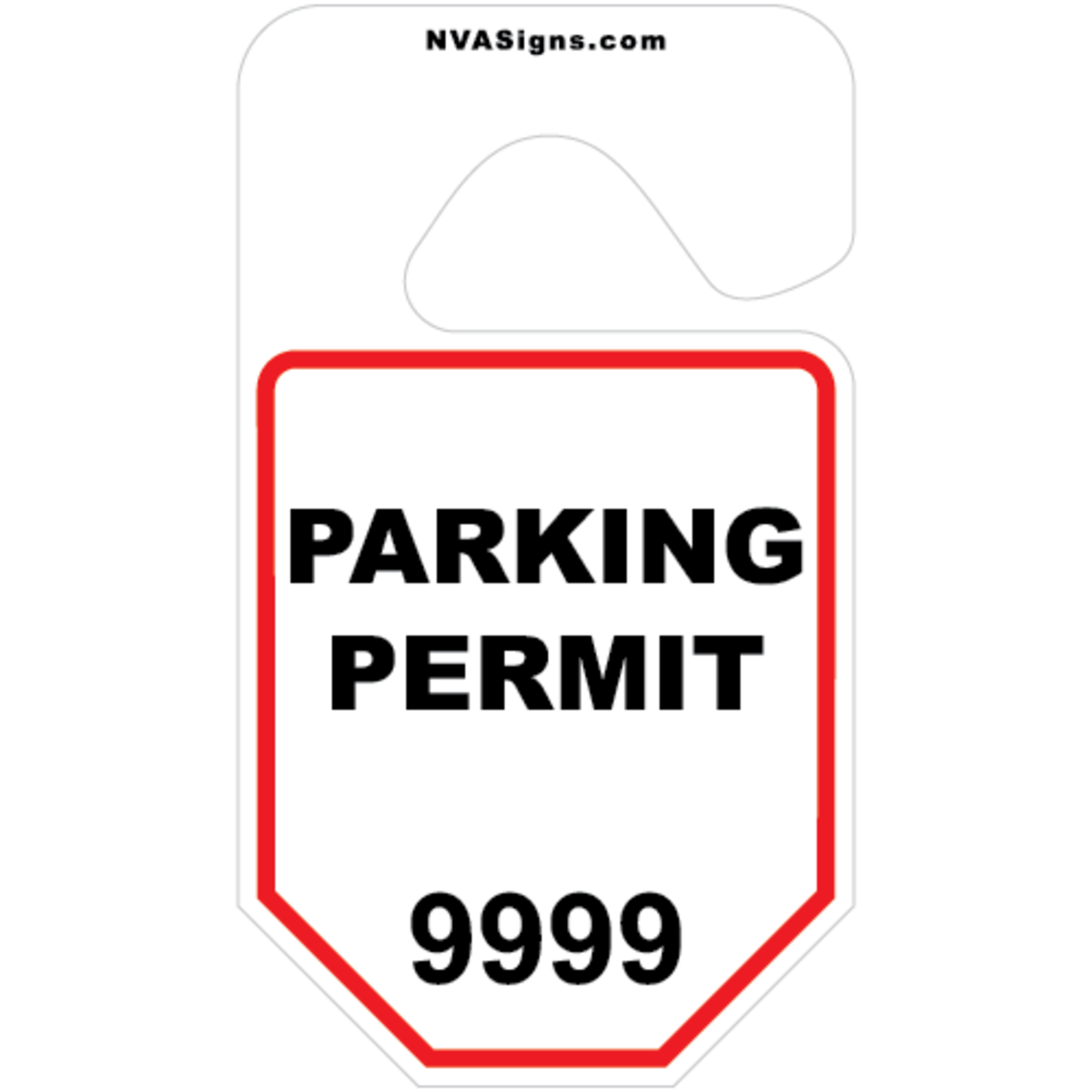 Standard Simple Octagon Hangtag