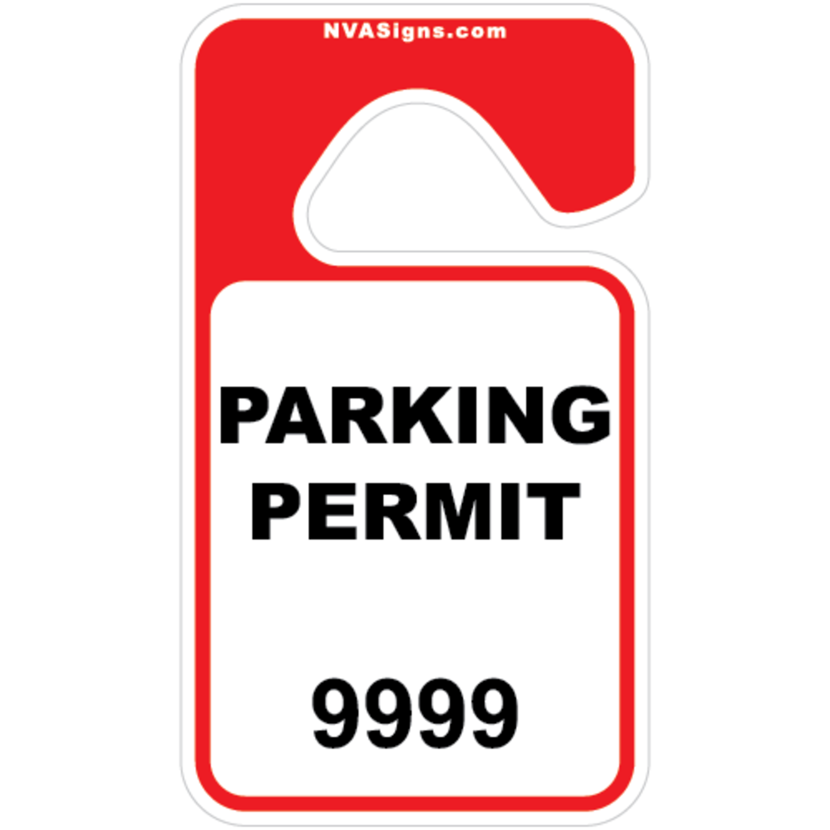Standard Half Color Square Hangtag