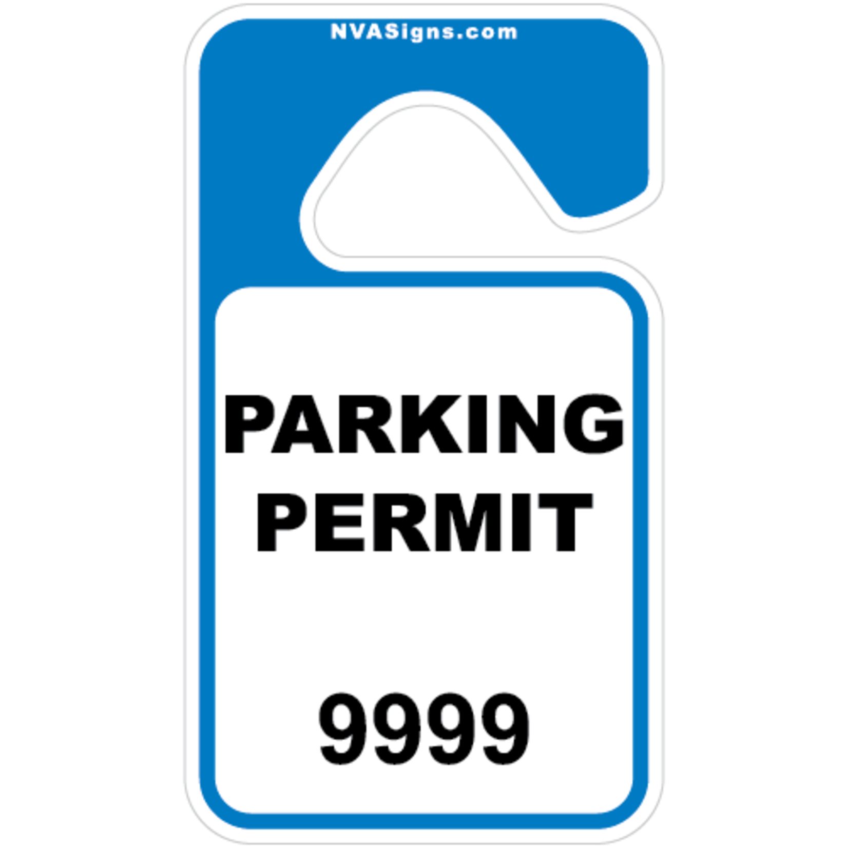 Standard Half Color Square Hangtag