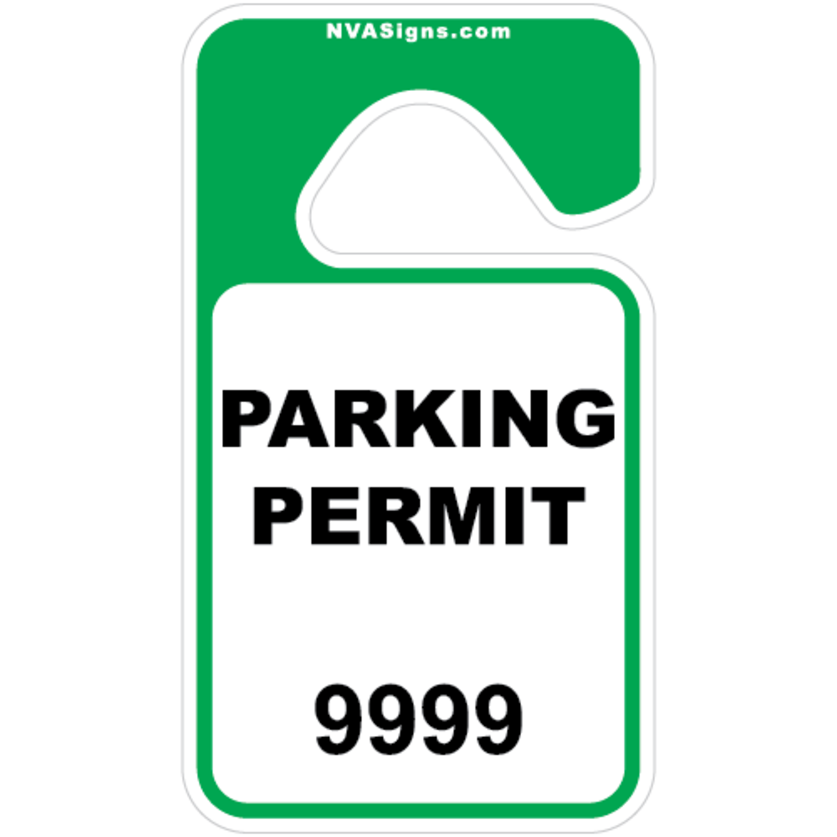 Standard Half Color Square Hangtag