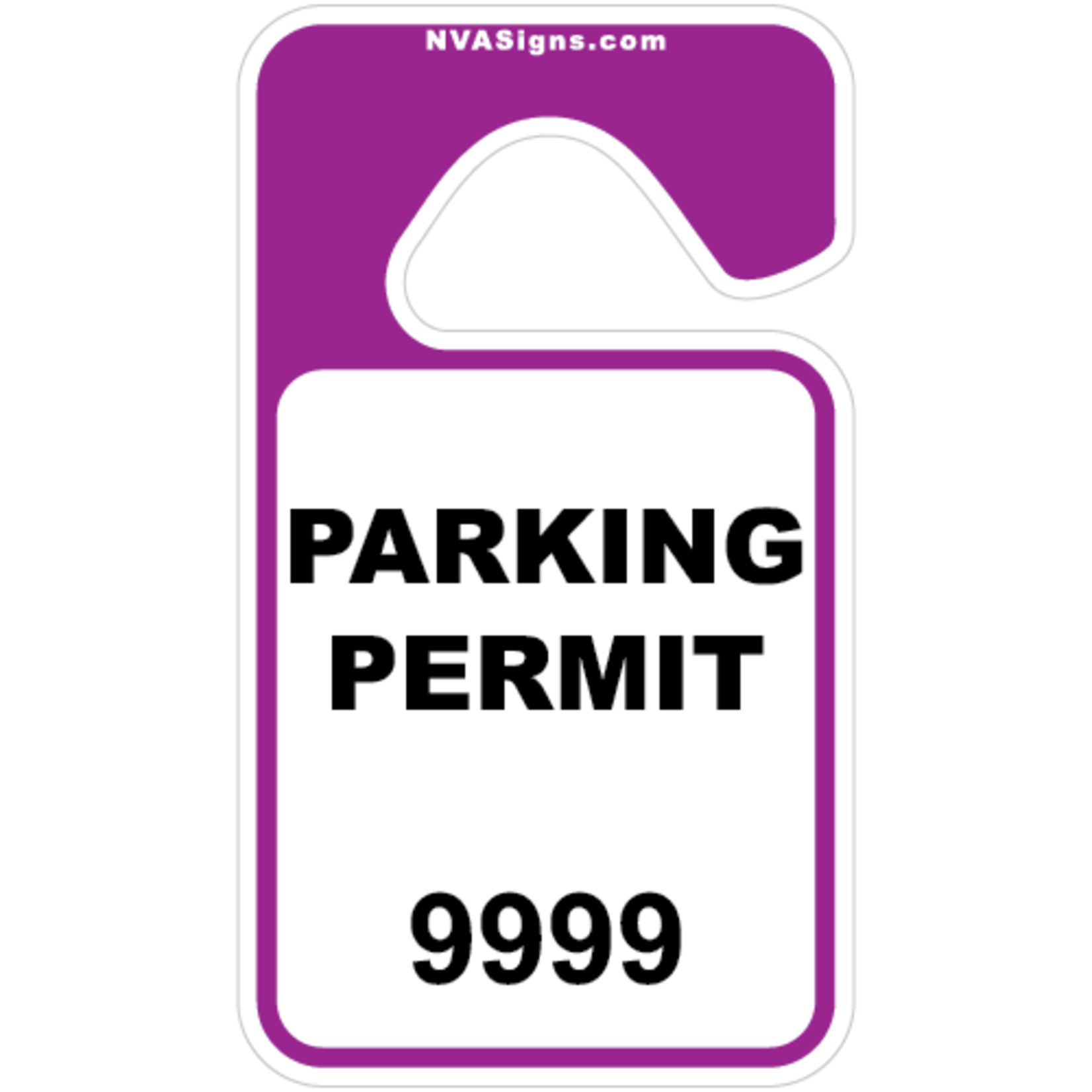 Standard Half Color Square Hangtag