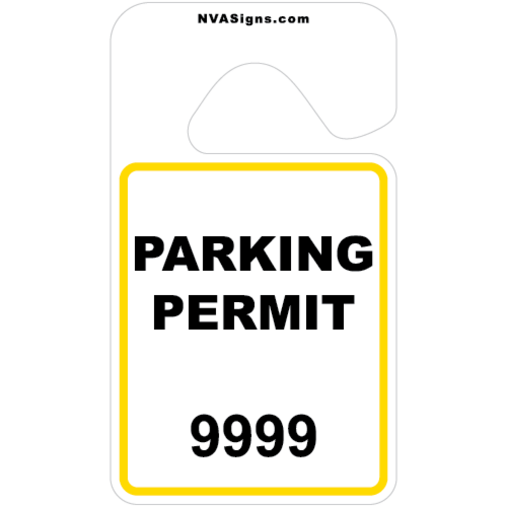 Standard Simple Square Hangtag