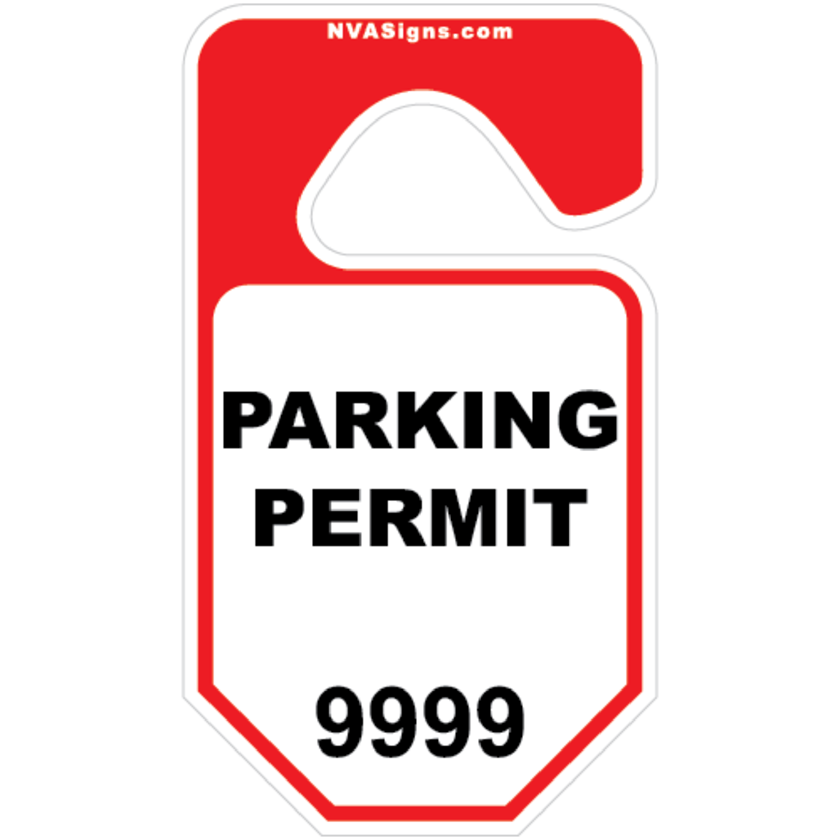 Standard Half Color Octagon Hangtag