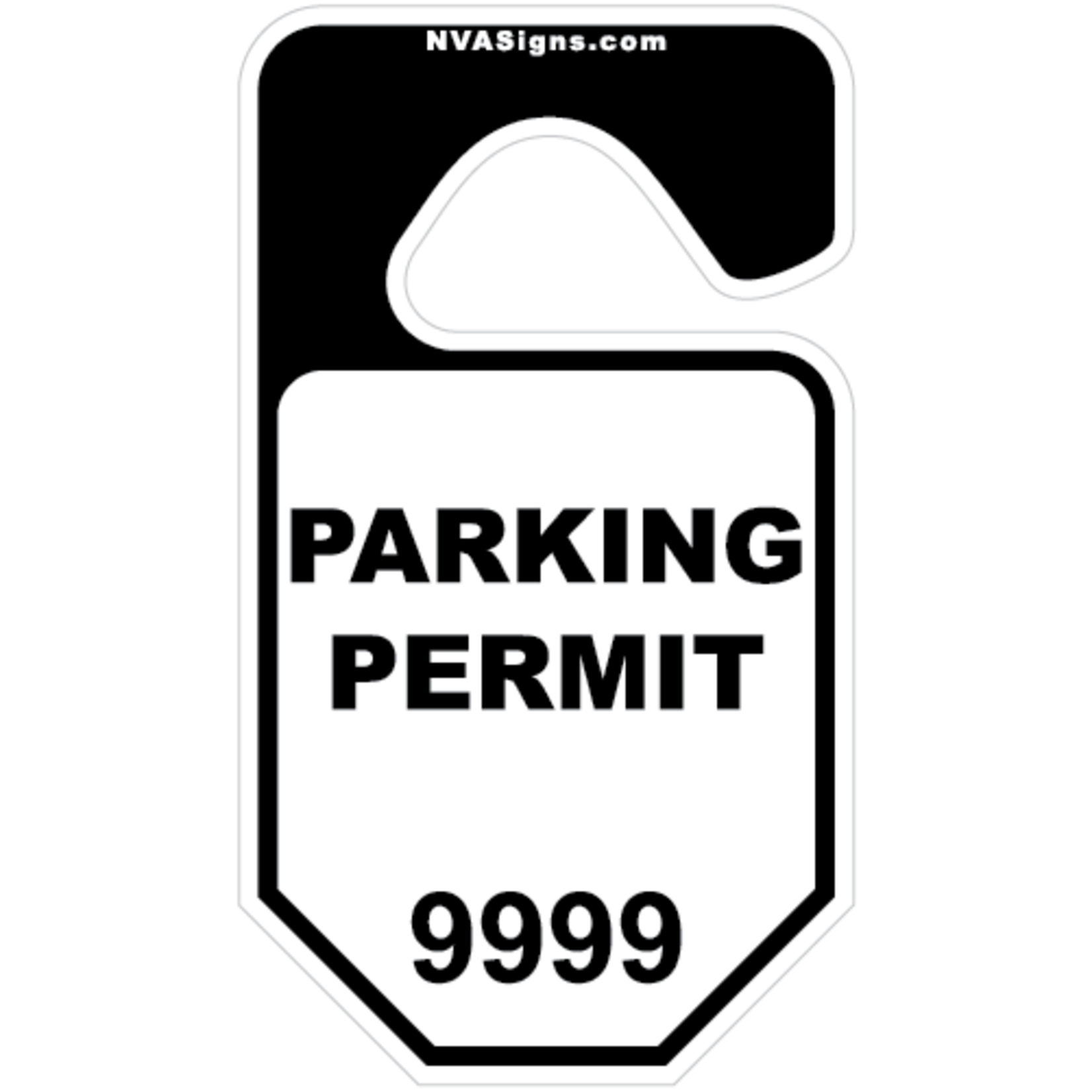 Standard Half Color Octagon Hangtag