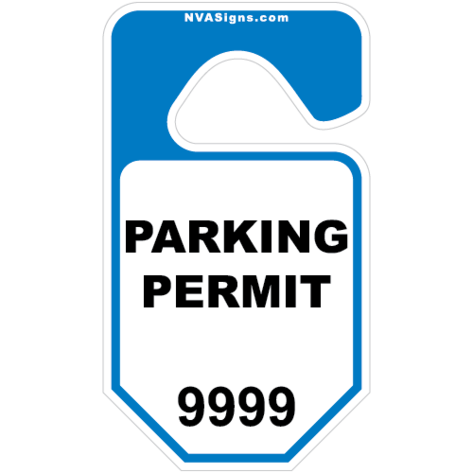Standard Half Color Octagon Hangtag