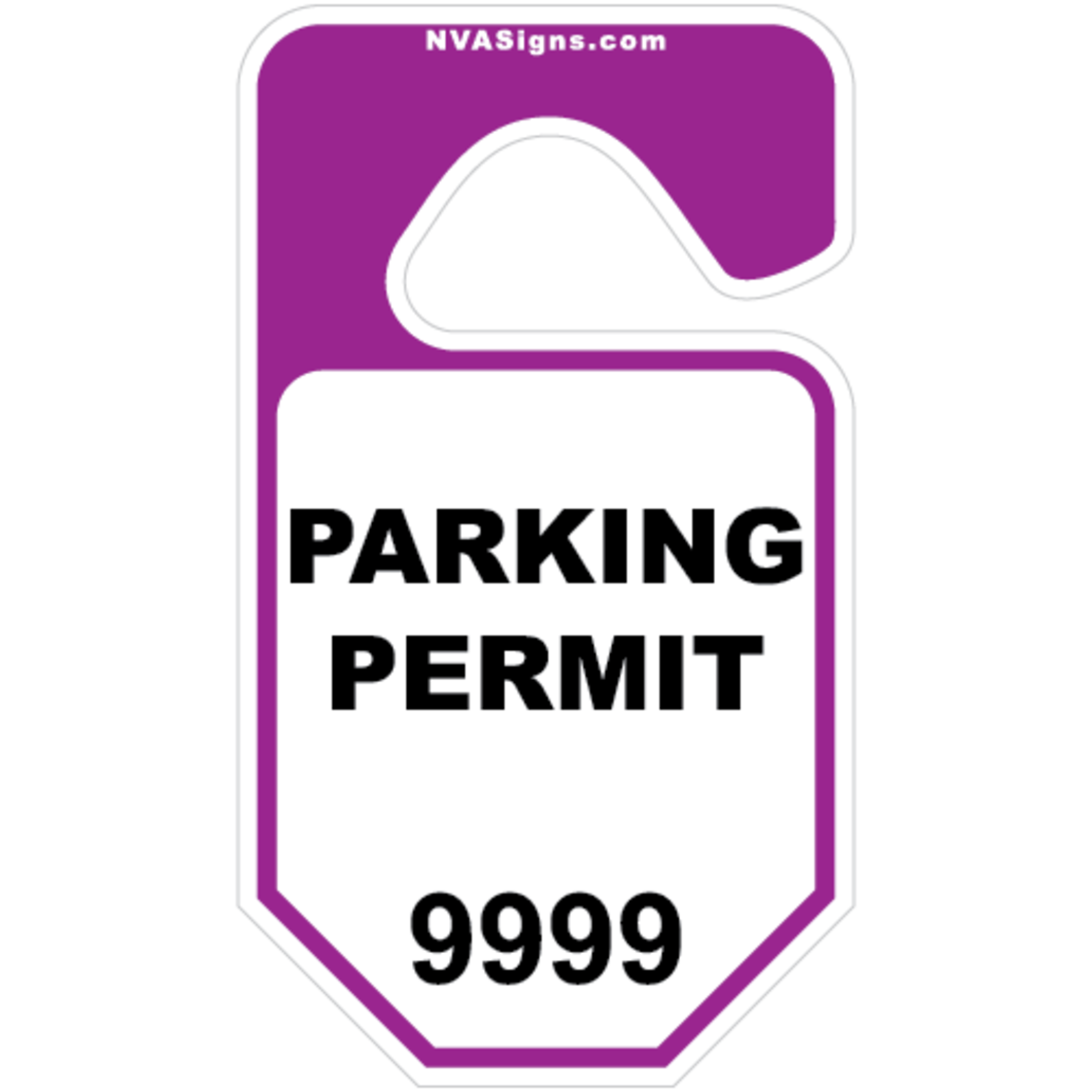 Standard Half Color Octagon Hangtag